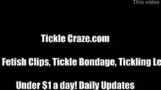 its tickle time for this naughty little 18+ bitch