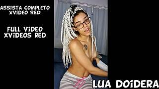 lua doidera cums with new toy at home