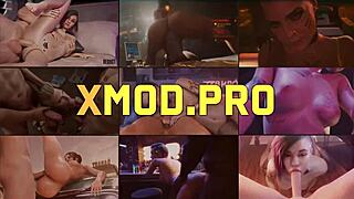 Two hot lesbians in 3D animation erotica having wild sex 😍