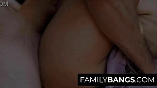 tender girl and cousin share passionate moment in public