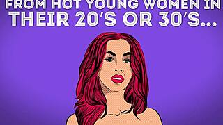 Sensual european lovers with shaved bodies and long hair