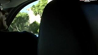 brunette latina teen with big natural tits gets picked up and uses vibrator