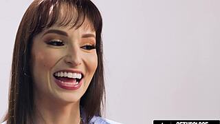 Up close with big titty milf Lexi Luna! Watch her orgasm hard using a vibrator in full scene.