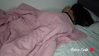 my friend's wife in just panties, so pretty and curvy 😍