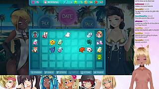 vtuber lewdneko plays double date with big tits!