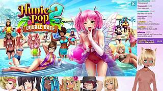 vtuber lewdneko plays double date with big tits!