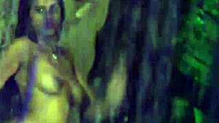 She moves her body like a dancer and feels it gently