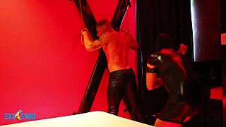 Deepthroat this submissive twink slave with spanking