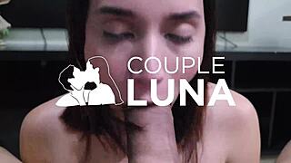 your little slut took cum in mouth and ass, moaning loud and begging for anal cock squirt! 💦