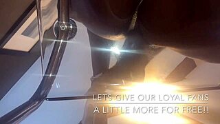 Birdbox Challenge with Her Wild Dildo Play on Fat Curves