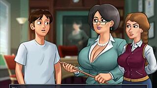 Summertime Saga Begins with Curvy Anime Characters in Sexy Adventure