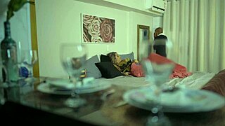 Hey, check this naughty girl getting down with her friend. Interracial couple action is heating up!