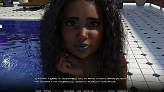 See WVM Part 8 with scenes of big tits and cunilingus accompanied by the full game play