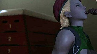 Cammy from Street Fighter in hentai