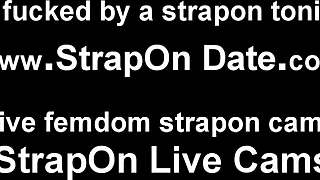 wife pegs husband with strapon as promised