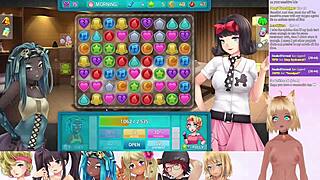 vtuber lewdneko plays double date with big tits!