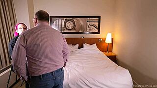 lady lazerus pegs chubby guy with huge toy, wow! 😍