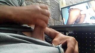 this soloboy engages in masturbation session 34, stroking solo