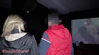 Trailer of My First Gangbang at Cinema with Loads in Mouth