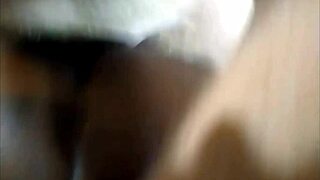 Sultry Black girl has her mouth and pussy stretched in a group chat show for interracial horny men