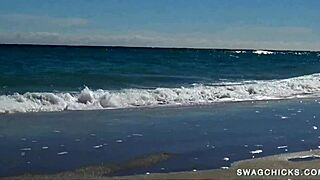 Beach Blowjob Mastered by Pornstar Alissa Avni