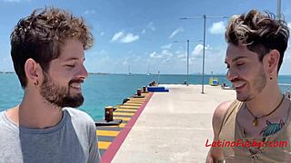 Feeling so raw after Latino beach sex with Rob