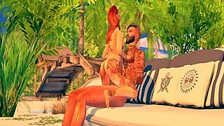 Feeling The Intense Pleasure, Grant Dynamo Creampies Lexi Love With His Monster Cock On The Porn Island