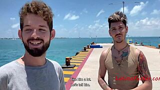 Feeling so raw after Latino beach sex with Rob