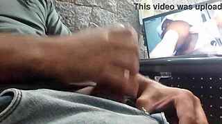 this soloboy engages in masturbation session 34, stroking solo