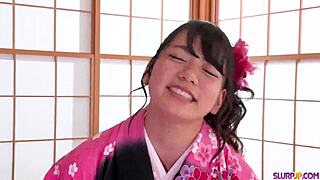 Flawless Kimono Blowjob at Home XXX Action?