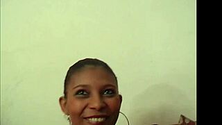 The Milanese voyeur gropes Melissa's small natural tits and pussy.