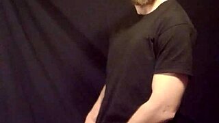 Gay man jerking off big cock