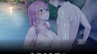 Playing the hentai game Goodbye Eternity in Portuguese. It's an anime porn in 3D.