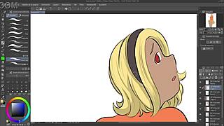gravity rush kat flashing in speedpaint.
