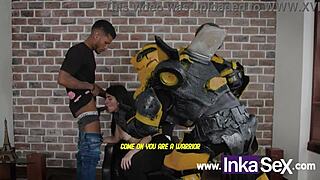 young blanca gets first anal from big black cock