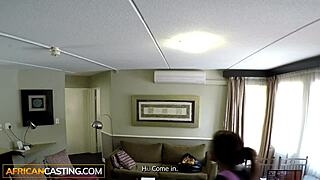 man, this big white cock producer got sucked by a black babe in a fake audition