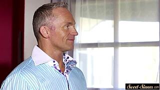 Teen Stepsister C Gets Bent Over for Intense Pussyfucking in Wild Roleplay.