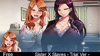 Is sister dominating slaves in this hentai trial version?