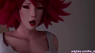 3D Hentai: Poison Slams Big Tits Juri Han with Massive Creampie in Blender Sound