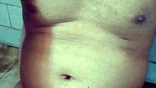 indian gay bottom taking own golden shower