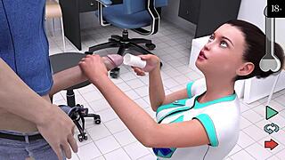 hey, check out my cute roommate gameplay, part 8, with wild fingering!