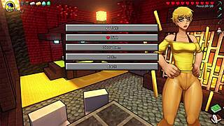 Check out this hot underwear in Hornycraft cosplay.