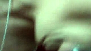 I swallow two nuts in this wild cum scene, oops