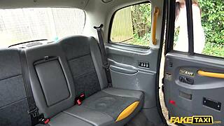 Fake taxi sexy french teen 18+ takes big cock to the balls!!