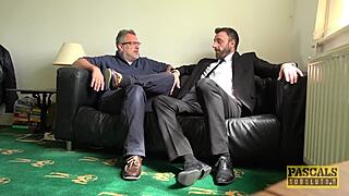 British subslut feels rough domination and cum feeding in fetish sex