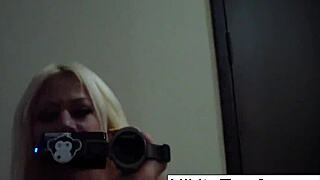 a home movie of hot blonde nikita's hand-held masturbation session