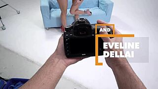 Fantasy POV anal threesome with petite blondes