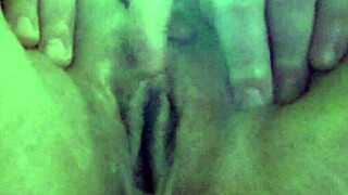 Wet pussy makes sounds during intense fingering