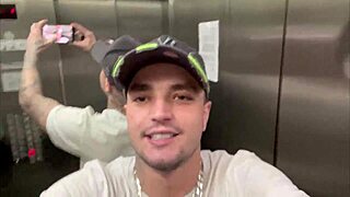 Skinny amateur performs deepthroat on big cock in homemade car bondage