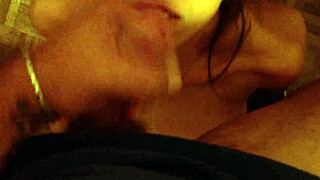 Amateur couple enjoys swallowing every last creamy drop.